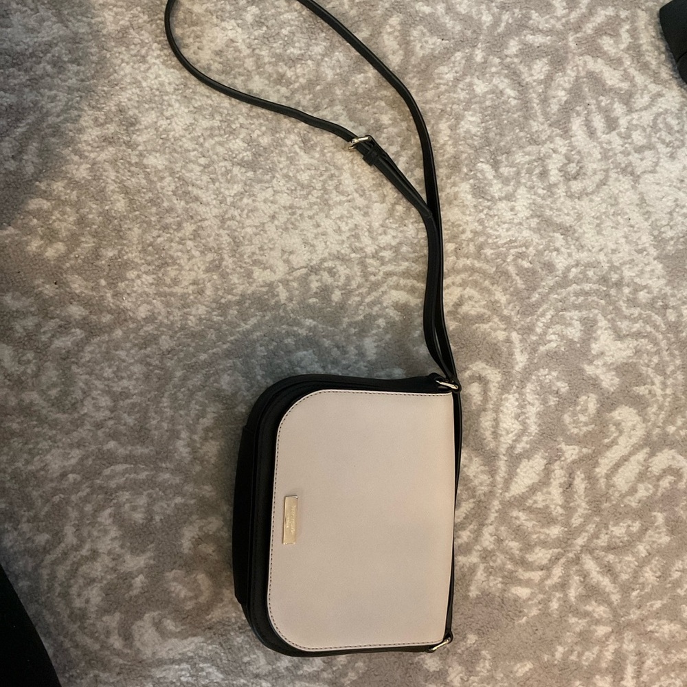 Chic Black and White Crossbody Bag